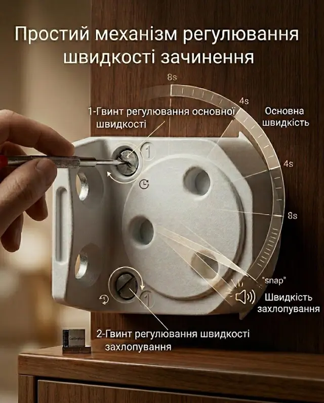Гальмування різкого відкривання