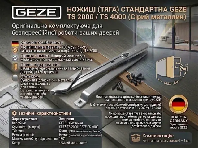 Заводська геометрія під TS 2000 і TS 4000