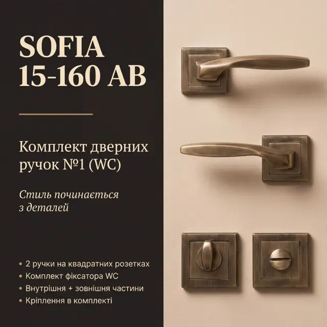 Ручки на розетці серії 15