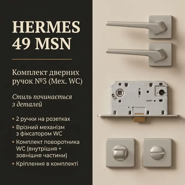 Ручки й механізм з однієї коробки