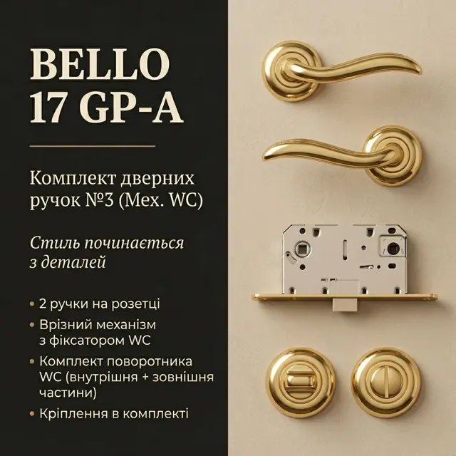 Позолота антична для класичних дверей