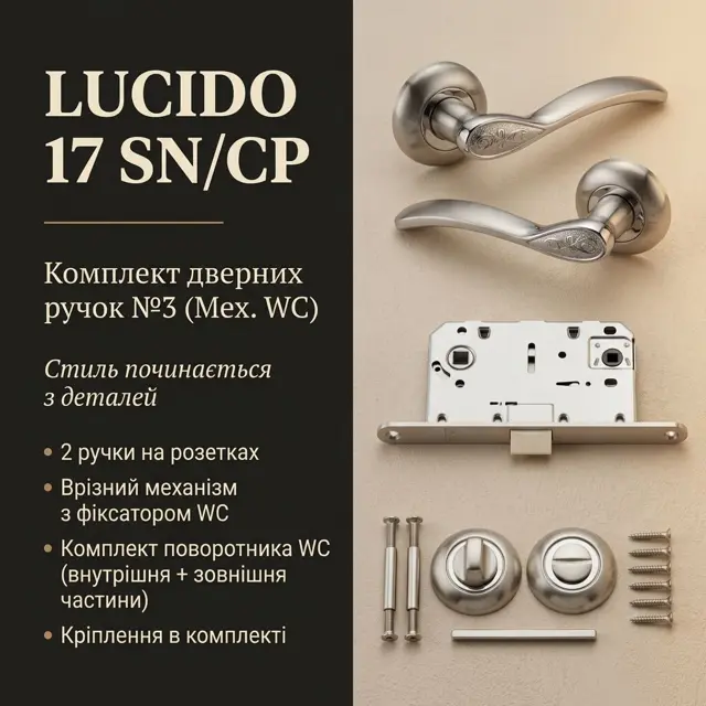 Ручки й механізм однією позицією