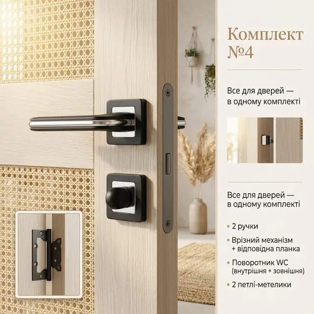 Замикання без ключа — фіксатор WC
