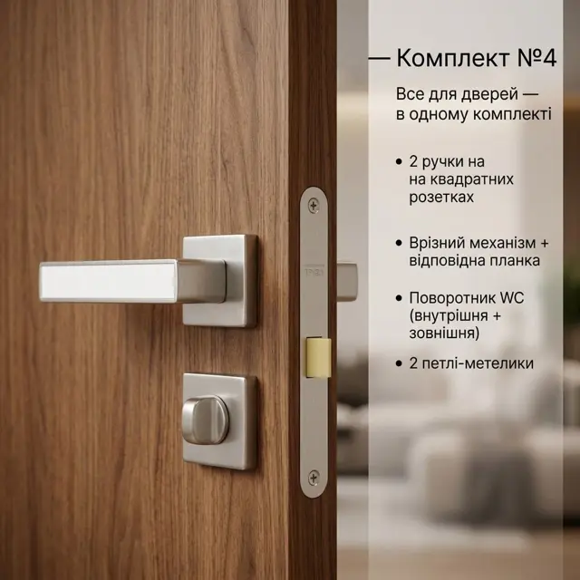 Фіксатор WC замість замка