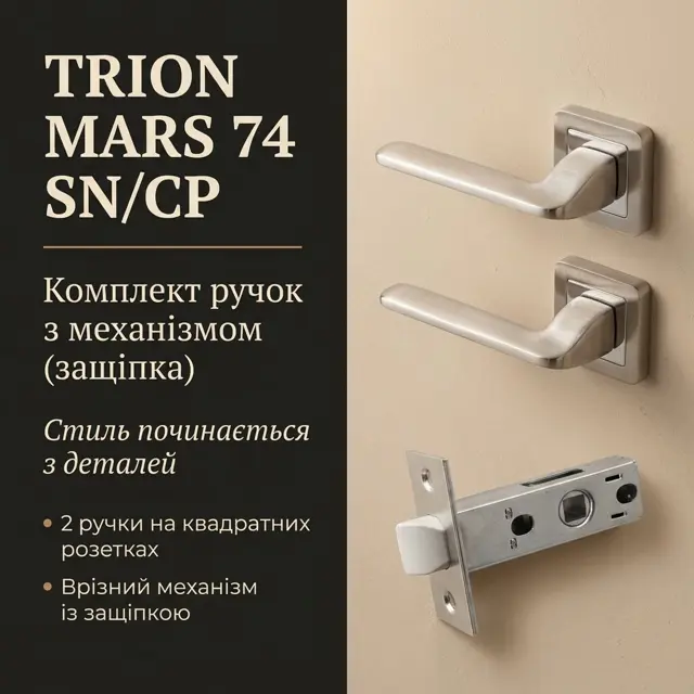 Ручки з механізмом однією позицією