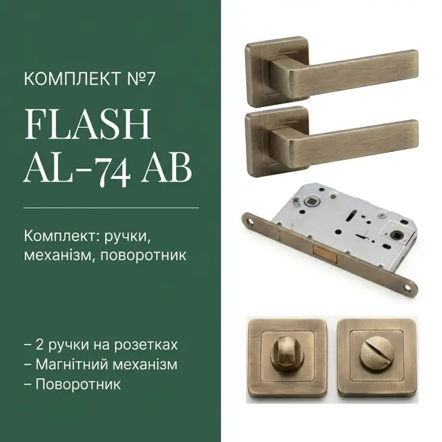 Магнітний замок для міжкімнатних дверей