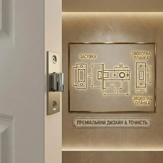Універсальна — під ліві й праві двер