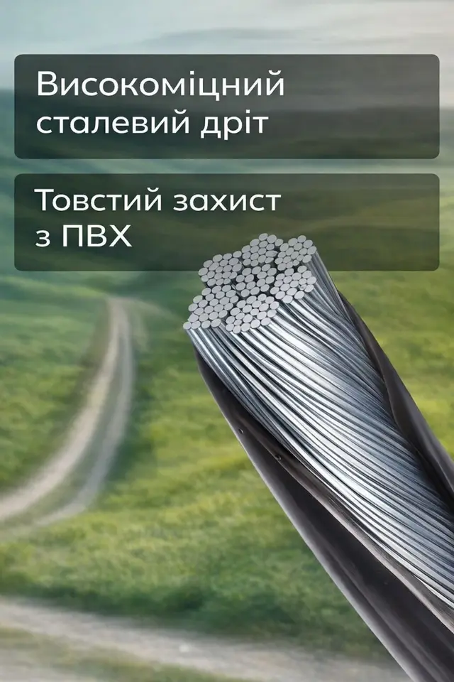 Трос 8 мм у плетінн