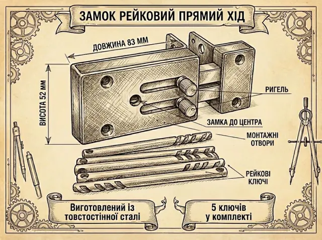 Ключ з обох боків
