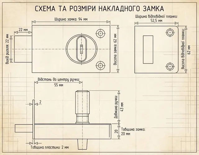 Вертушка з боку приміщення