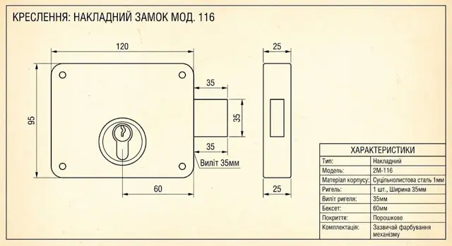 Накладні замки