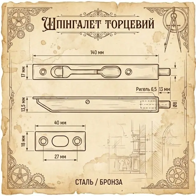 Важіль урівень з планкою