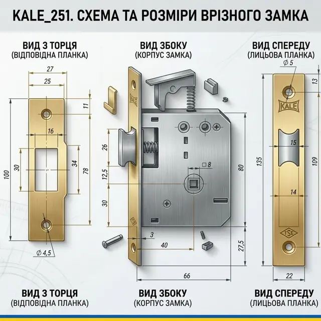 Корпус 80 × 66 мм для тонкого полотна