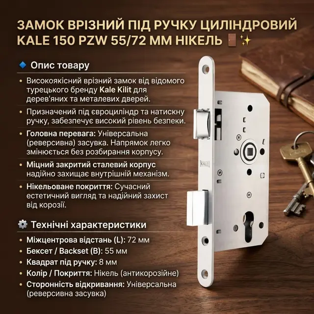 Ригель на 20 мм у два оберти