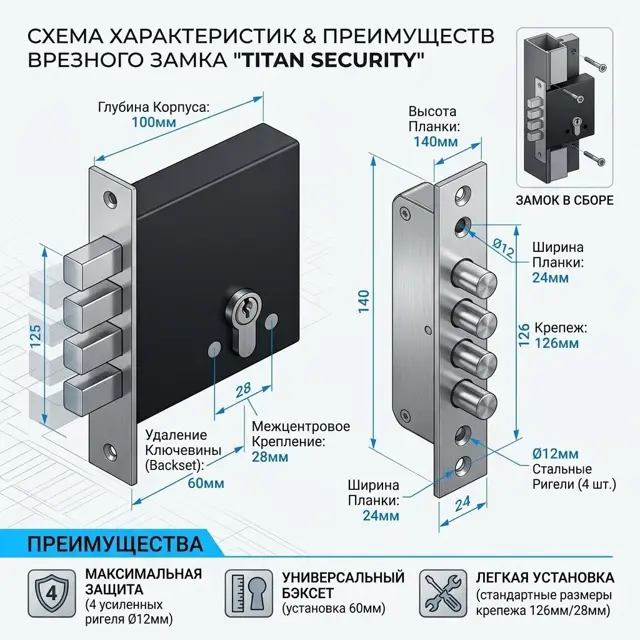 Під будь-який європрофільний циліндр