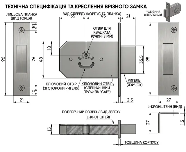 П'ять ключів у комплект