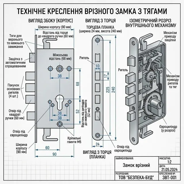 Універсальний язичок засувки