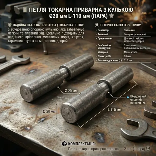 Опорна кулька всередин