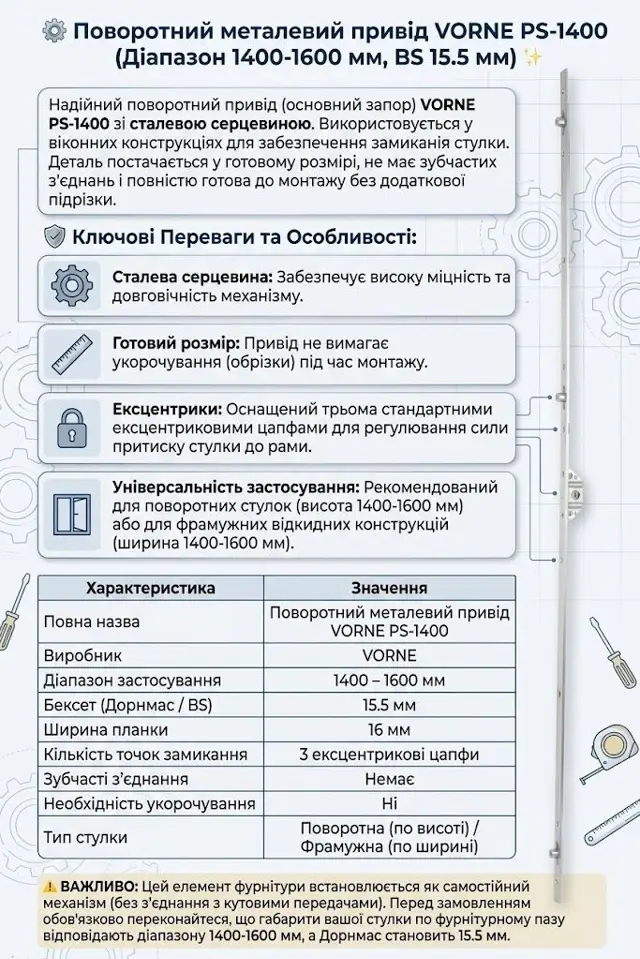 Розмір для кімнатних вікон