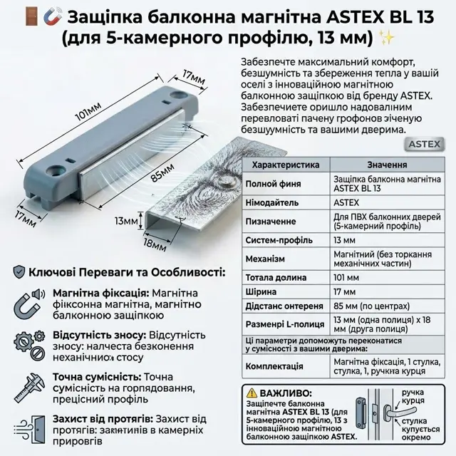 Під систему 13 мм