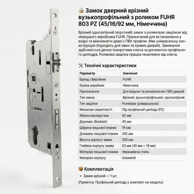 Нержавіюча планка і алюмінієвий корпус