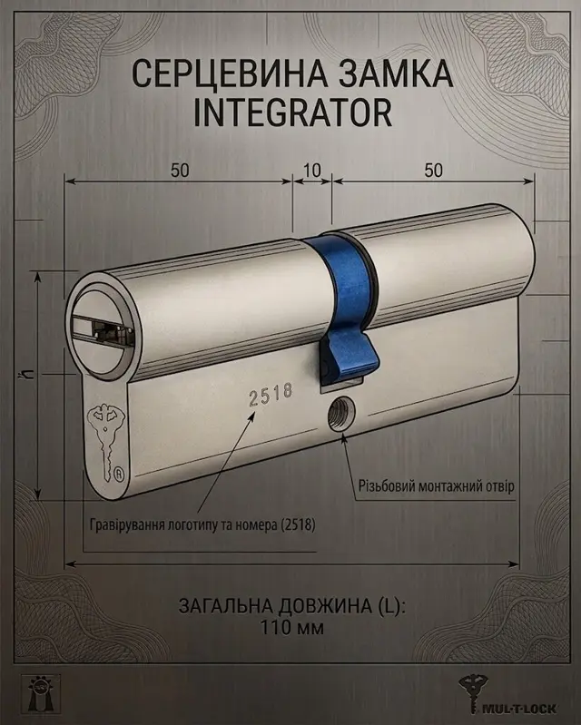 Ключ-ключ — контроль з обох боків