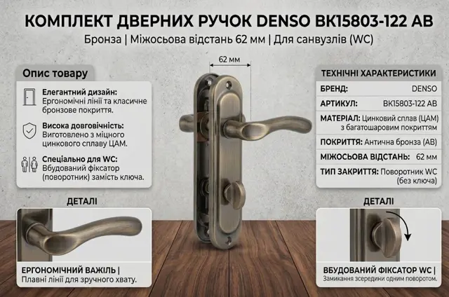 Посилений цинковий важіль