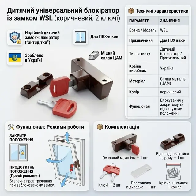 Розміри і параметри