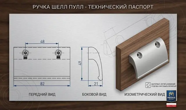 Невеликий виступ 21 мм
