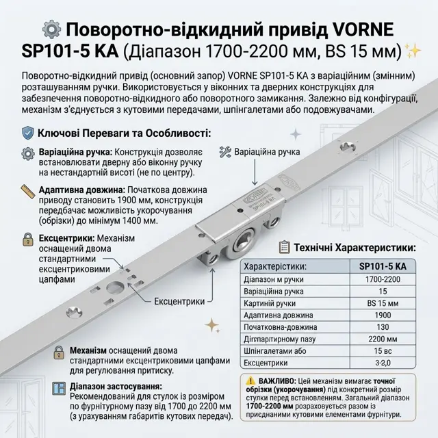 Дві ексцентрикові цапфи