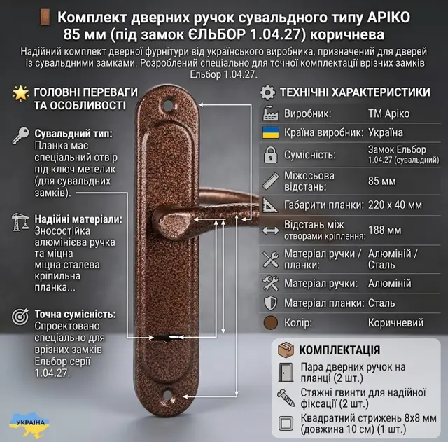 Сталева планка 220 × 40 мм