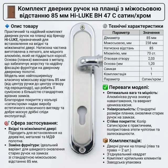 Вузька планка 40 мм