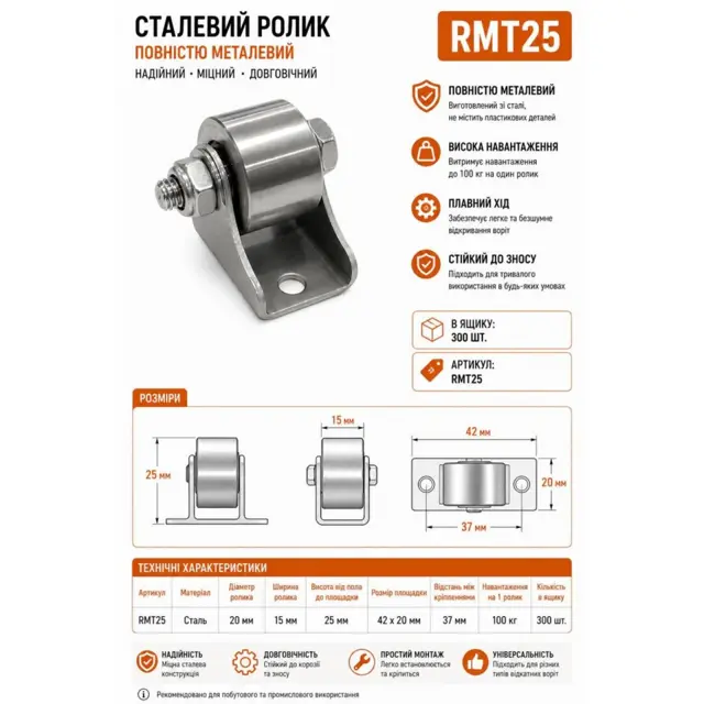 Розміри і параметри