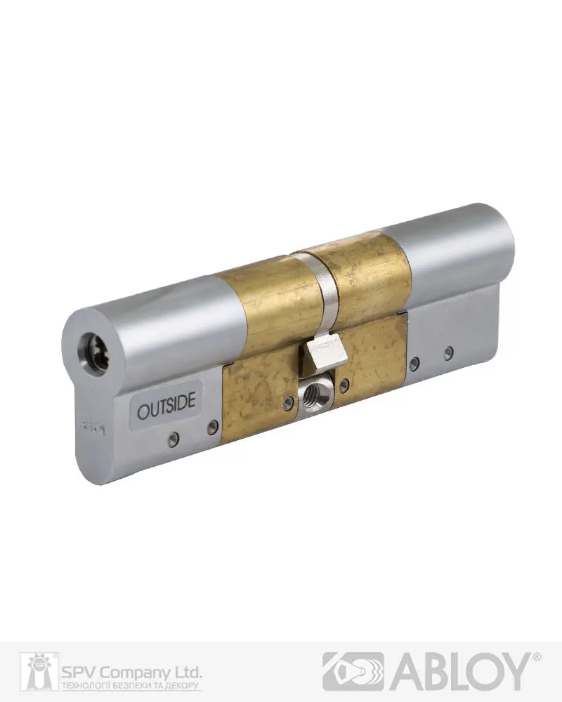 Циліндр ABLOY NOVEL 75 мм (32.5x42.5) · ключ-ключ · хром-сатин