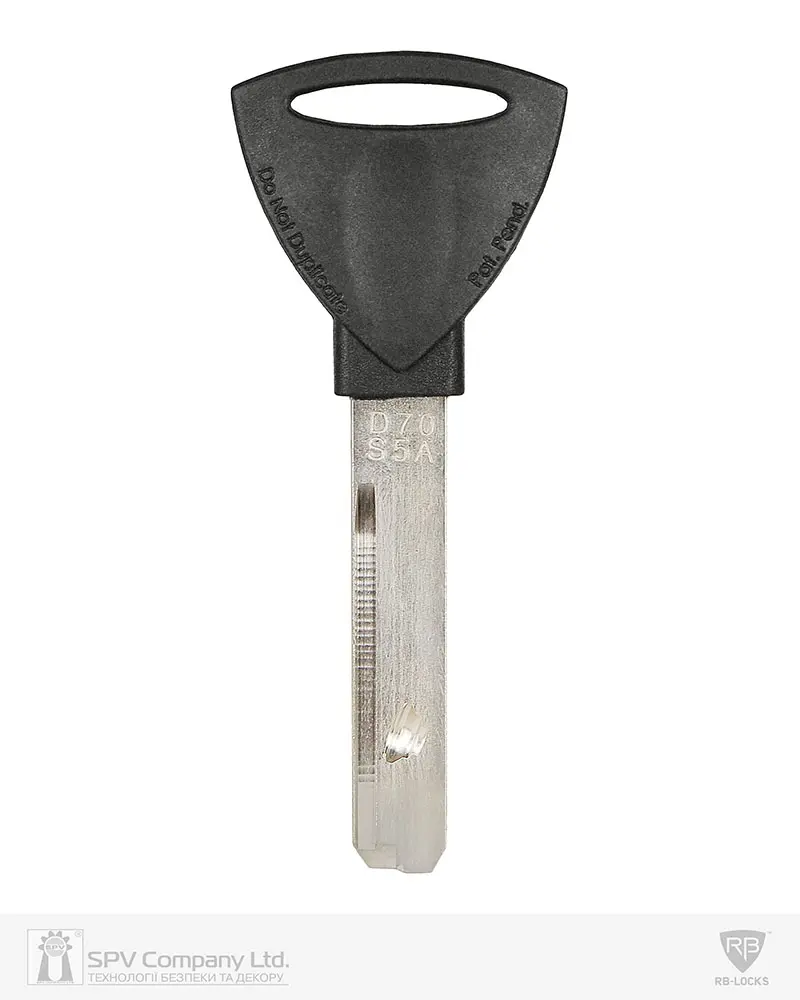 Ключ RB D7R 1KEY D70 S5A 42,5мм HORIZONTAL 31мм NSi BLACK C