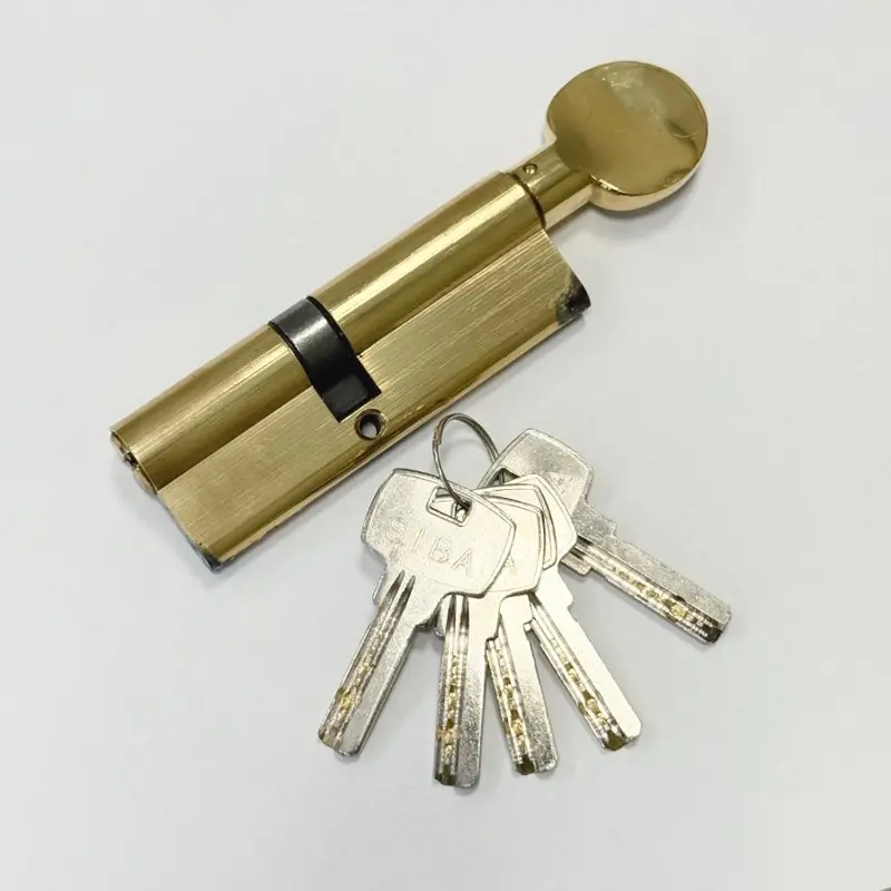 SIBA Циліндр 90 мм (40х50Т) кл-пов 5 кл. жовтий 12190/BT АКЦІЯ!