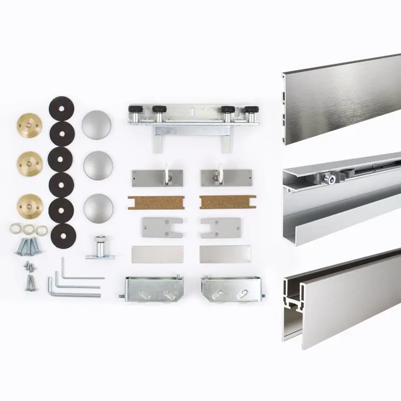 VITRUM SPACE 6260 / A INOX Комплект для скляної розсувної системи снерж. сталь