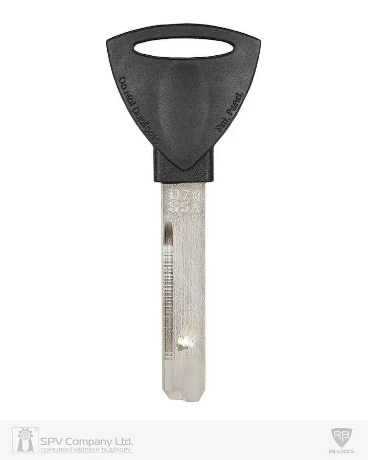 Ключ RB D7R 1KEY D70 S5A 42,5мм HORIZONTAL 31мм NSi BLACK C