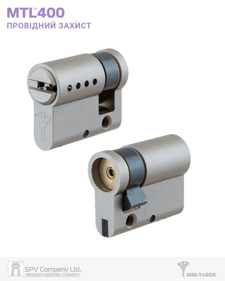 Циліндр MUL-T-LOCK MTL400 ClassicPRO половинка 74.5 · половинка · нікель-сатин