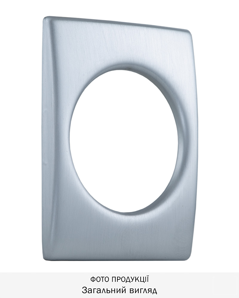 Броненакладка DISEC KT3485 RECTANGL Хром_мат T