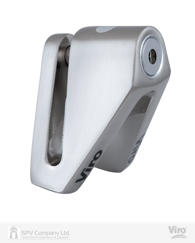 Замок VIRO MOTO STOPPER STAINLESS_STEEL 2KEY