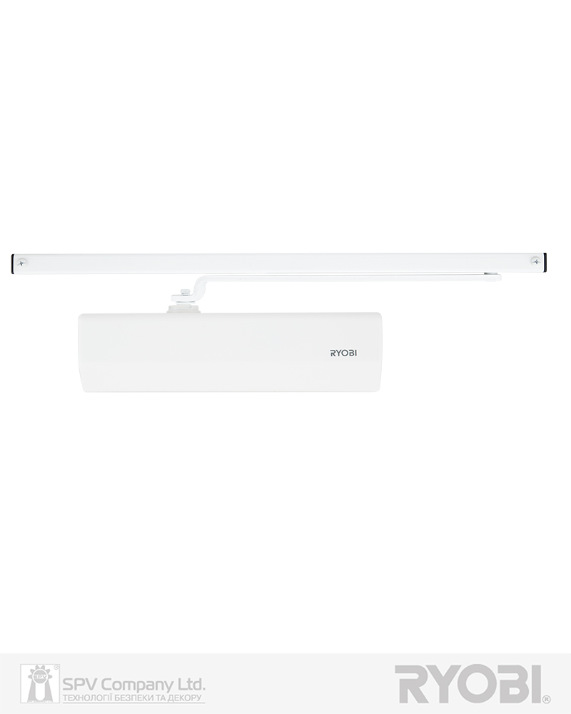 Дверний доводчик RYOBI 9900 9903 GLOSSY_WHITE STD_ARM