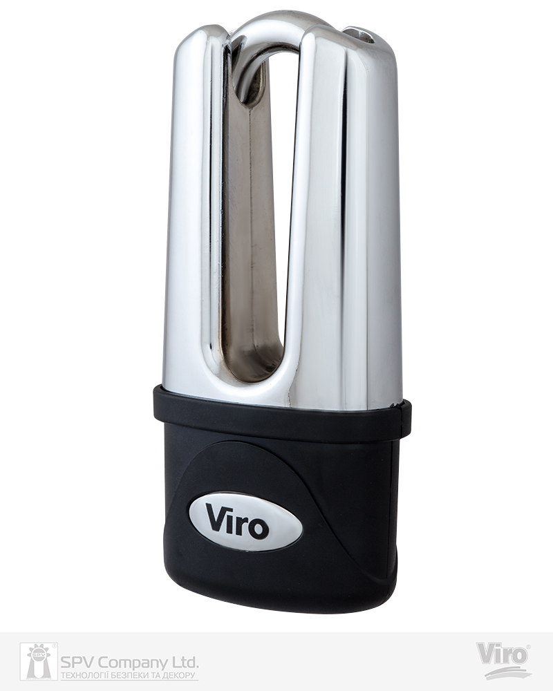 Замок VIRO MOTO BLINDATO EXTREME STAINLESS_STEEL