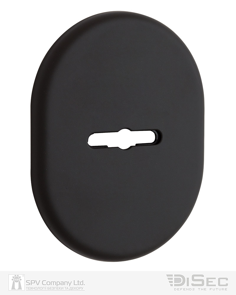 Броненакладка DISEC KT037 MATRIX OVAL Фарба_чорна