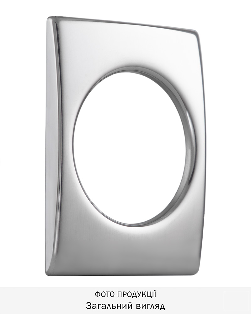 Броненакладка DISEC KT3485 RECTANGL Хром_полірований C