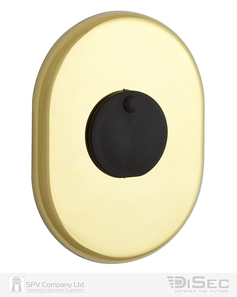 Броненакладка DISEC KT2140 OMEGA OVAL Латунь_PVD