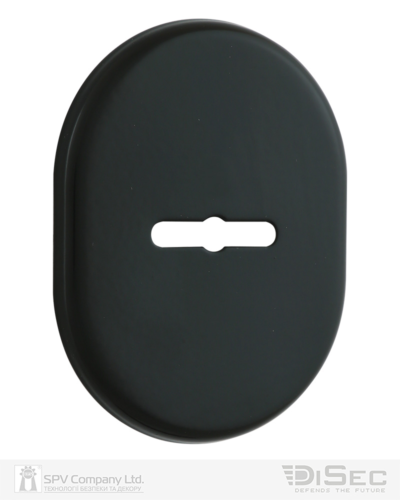 Броненакладка DISEC KT037 MATRIX OVAL Фарба_чорна