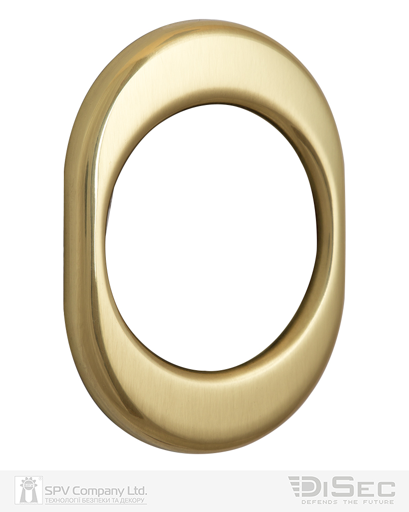 Броненакладка DISEC KT056 OVAL Латунь_полірована L