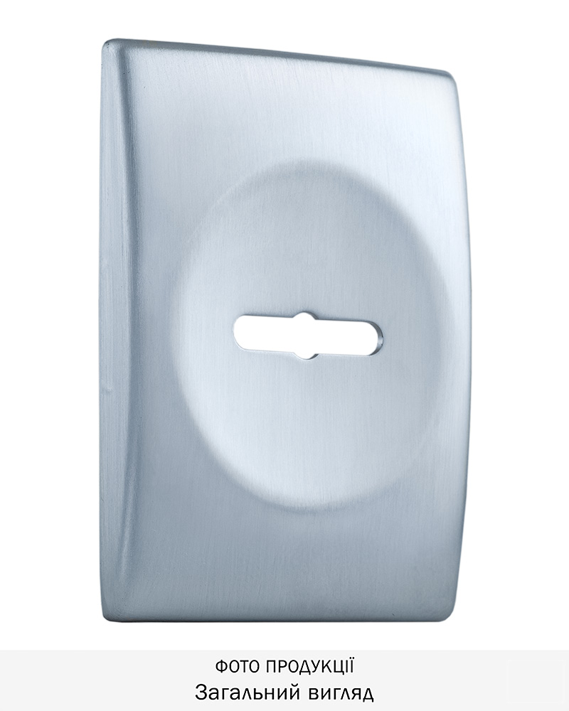 Броненакладка DISEC KT3766 MATRIX RECTANGL Хром_мат