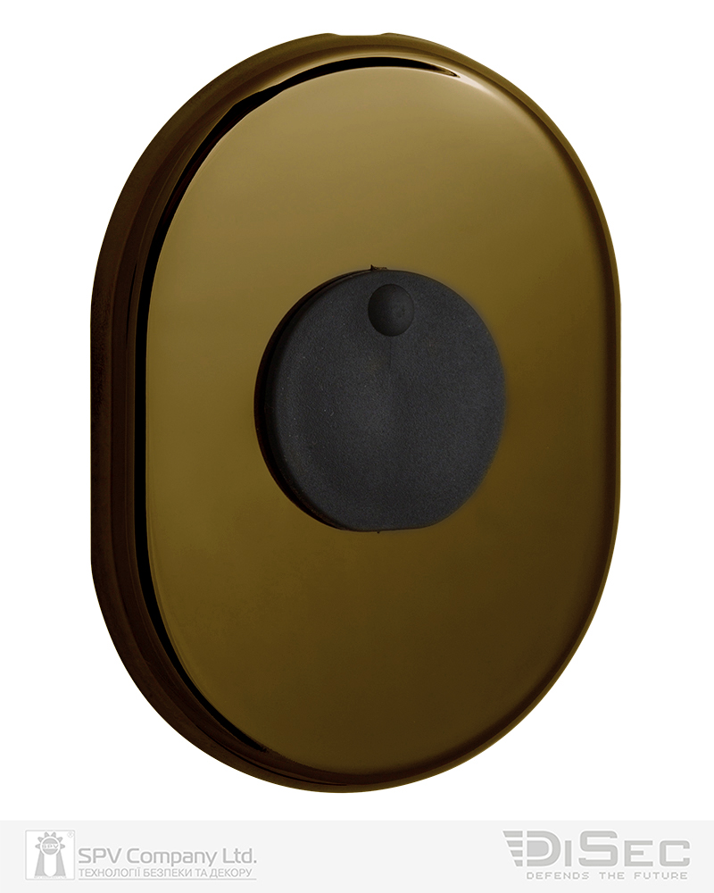 Броненакладка DISEC KT088 MATRIX OVAL Бронза_PVD
